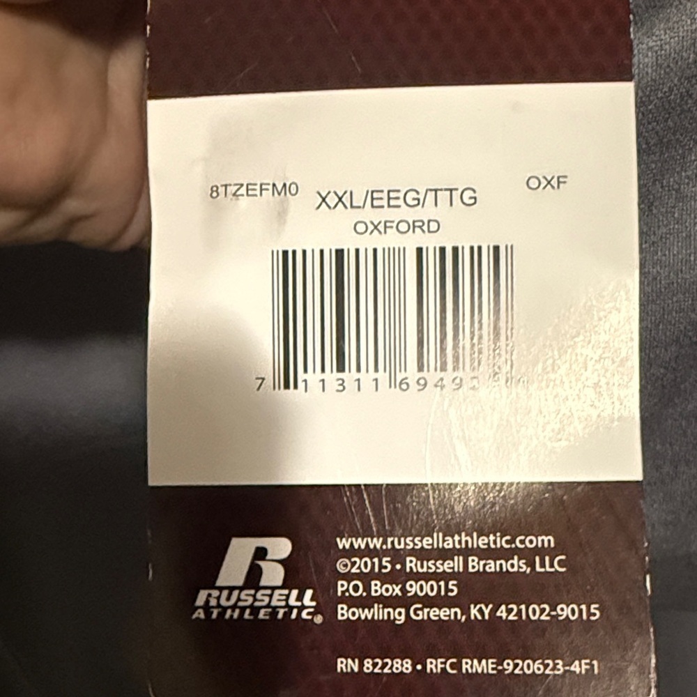 Russell Athletic Gray Men's Shirt - Picture 5 of 6